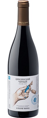 Цимлянский Черный КУБАНЬ-ВИНО Красное сухое вино
