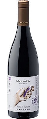 Франковка КУБАНЬ-ВИНО Красное сухое вино