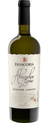 Шардоне-Алиготе Авторское Вино ФАНАГОРИЯ Белое сухое вино