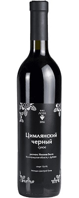 Цимлянский Чёрный КФХ ЛОЗА ДМИТРИЙ ГУСЕВ Красное сухое вино